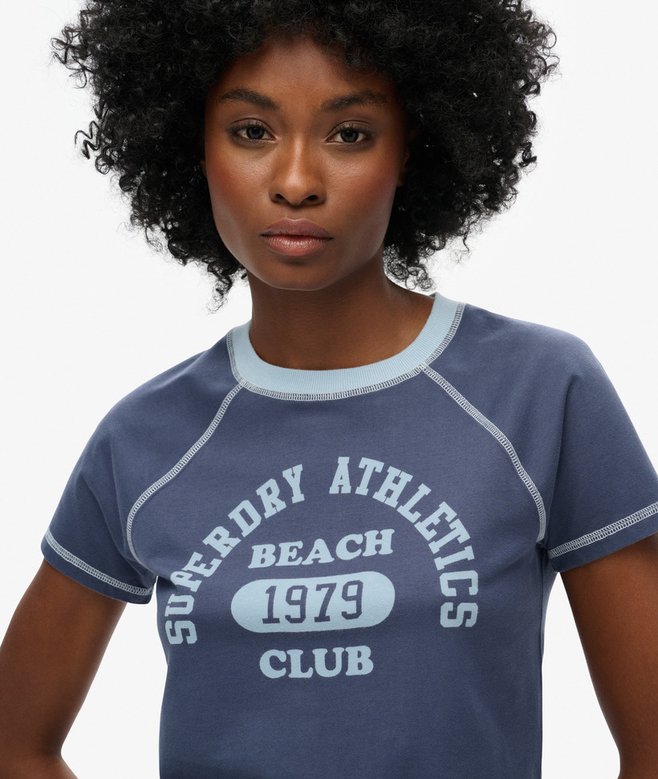 Superdry Athletic Essentials Raglan Graphic T-Shirt