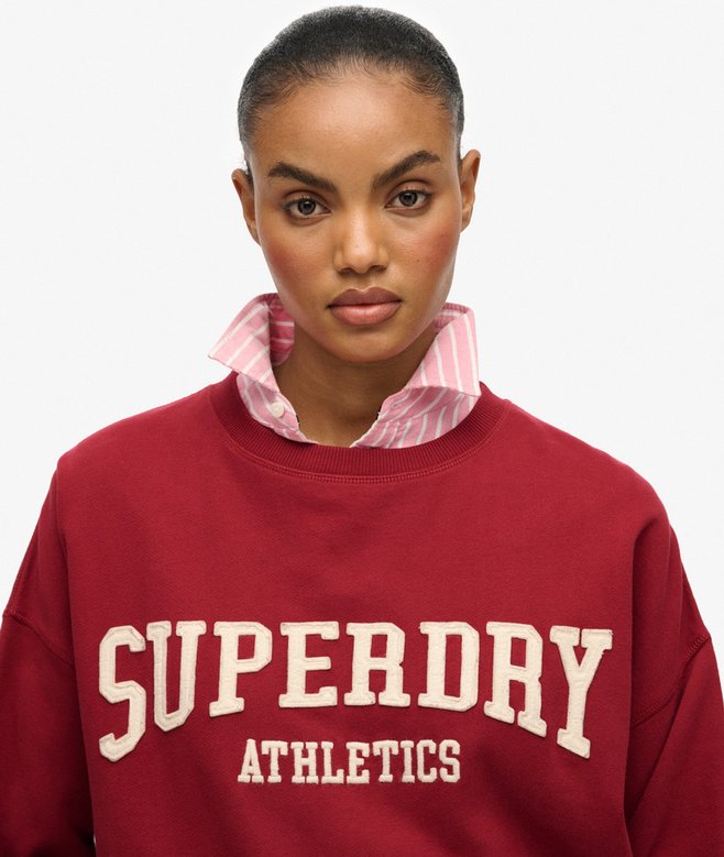 Superdry Athletic Essentials Relaxed Applique Sweatshirt
