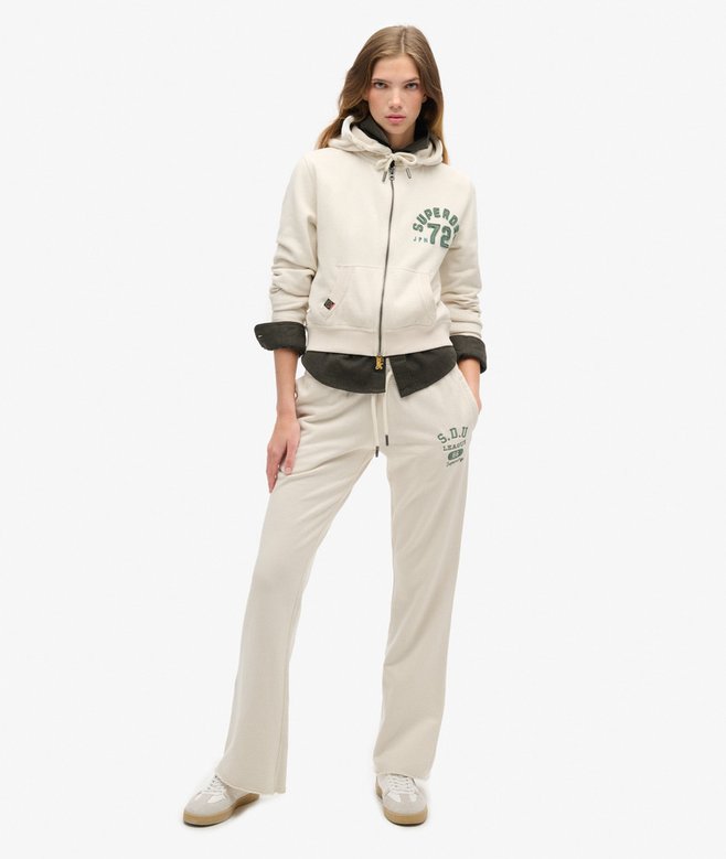 Superdry Athletic Essentials Relaxed Crop Zip-hoodie