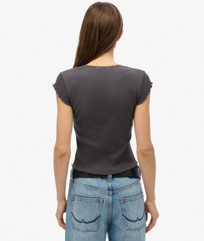 Superdry Essential Square Neck Short Sleeve T-Shirt