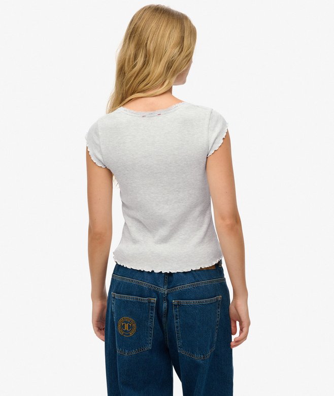 Superdry Essential Square Neck Short Sleeve T-Shirt