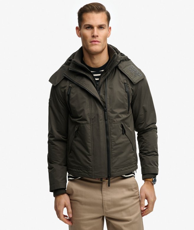 superdry Hooded Microfibre Arctic Windcheater Jacket