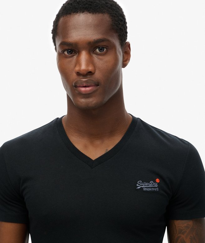 Superdry Orange Label Vintage Embroidery V-Neck T-Shirt