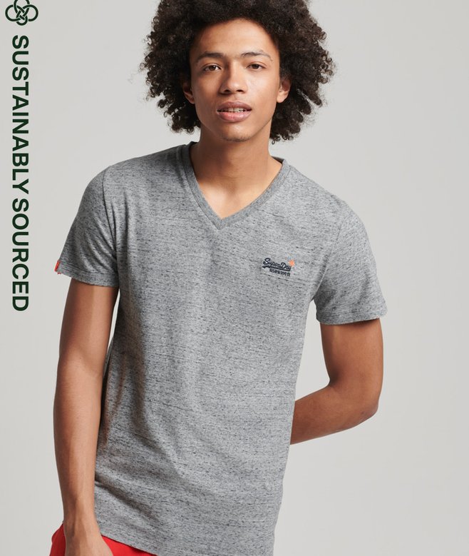 Superdry Orange Label Vintage Embroidery V-Neck T-Shirt