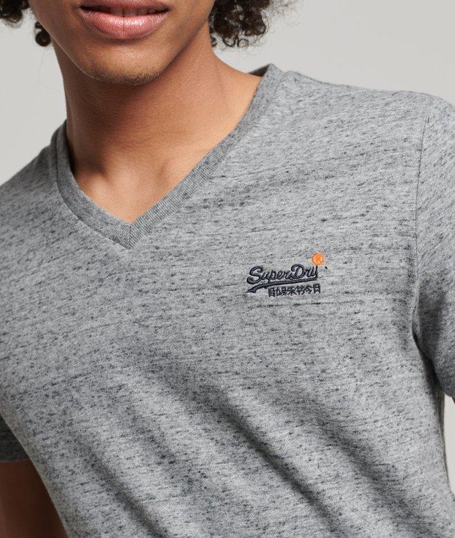 superdry Orange Label Vintage Embroidery V-Neck T-Shirt
