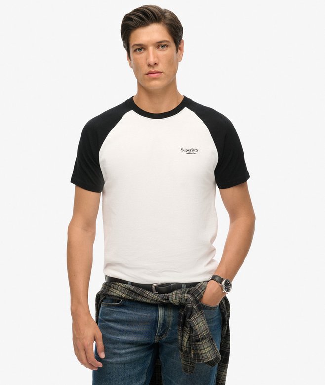 superdry Organic Cotton Essential Logo Baseball T-Shirt