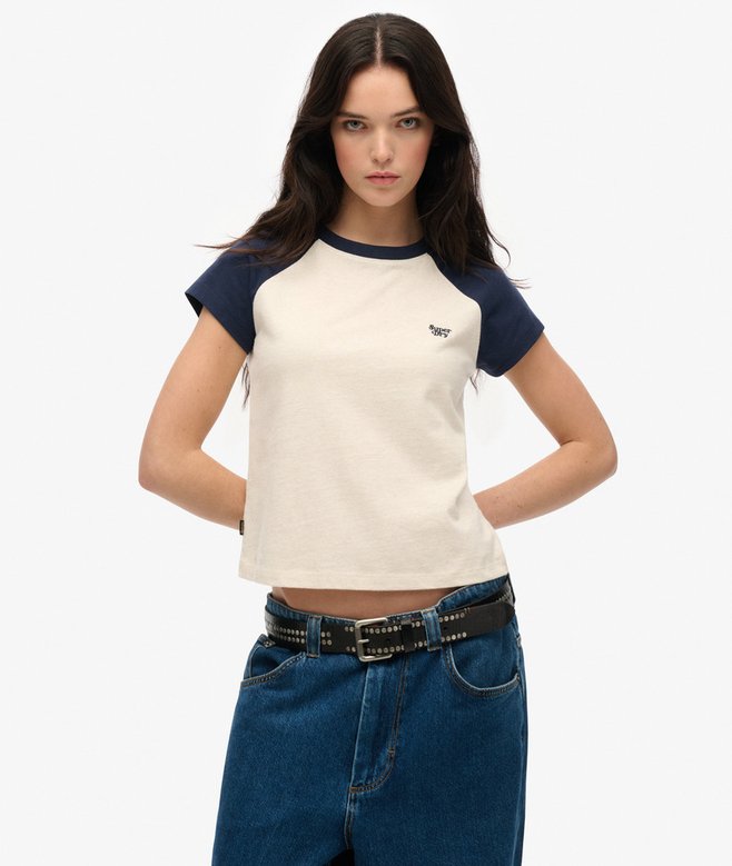 superdry Organic Cotton Essential Logo Raglan T-Shirt