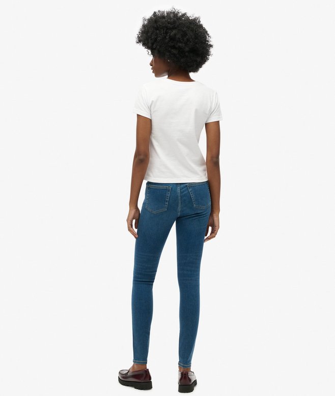 Superdry Organic Cotton High Rise Skinny Denim Jeans