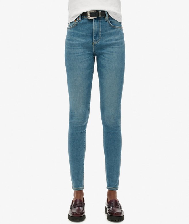Superdry Organic Cotton High Rise Skinny Denim Jeans
