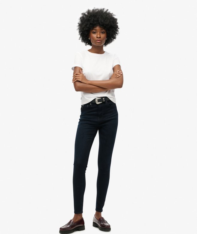 superdry Organic Cotton High Rise Skinny Denim Jeans