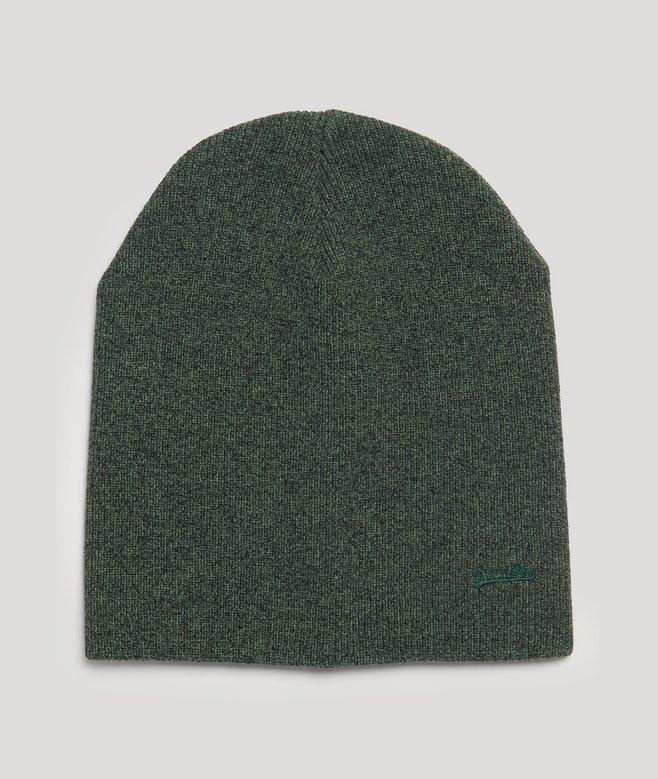 superdry Organic Cotton Orange Label Vintage Logo Beanie