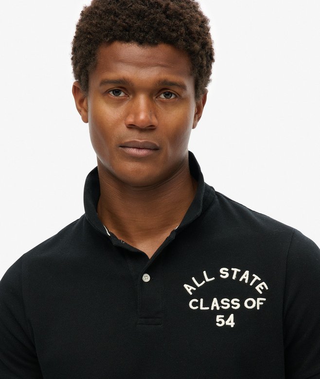 Superdry Organic Cotton Superstate Short Sleeve Polo Shirt