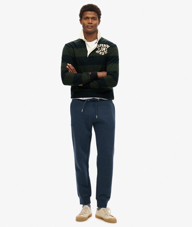 superdry Organic Cotton Vintage Logo Embroidered Joggers