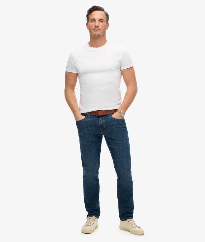 superdry Organic Cotton Vintage Slim Straight Jeans