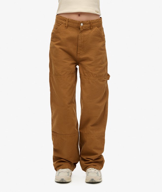 Superdry Organic Cotton Vintage Wide Carpenter Pants