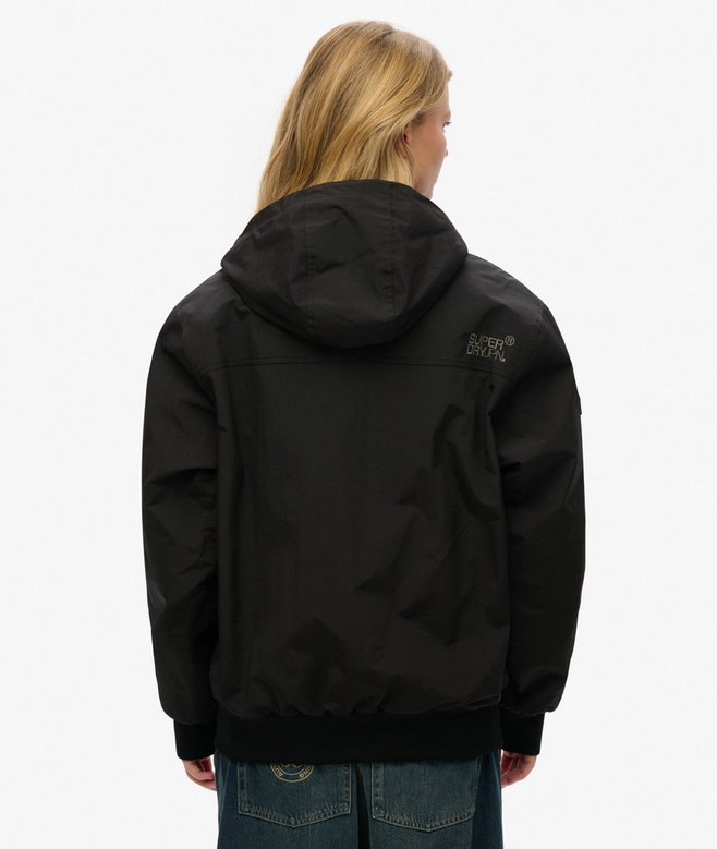 Superdry Oversized Surplus Nylon Hooded Bomber Jacket
