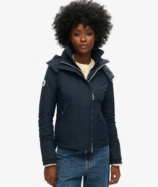 superdry Pop Zip Hooded Arctic SD-Windcheater Jacket