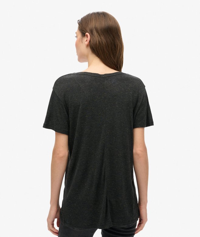 Superdry Studios Slub Embroidered V-Neckline T-Shirt