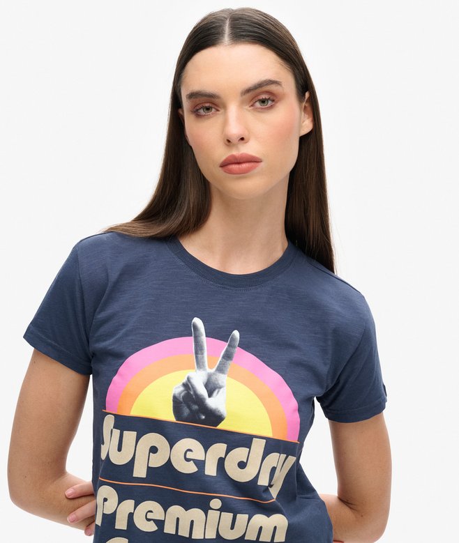 Superdry 70s Retro Logo Graphic T-Shirt
