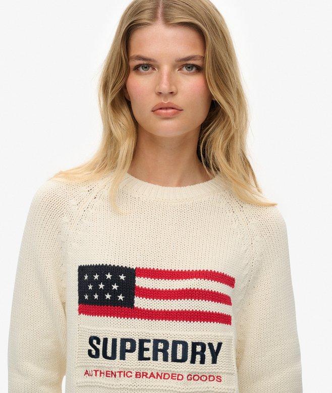 Superdry Americana Crew Knit Jumper