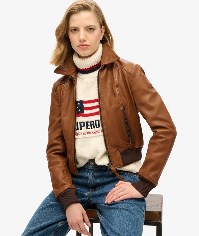 Superdry Americana Roll Neck Knit Jumper