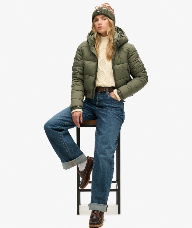 Superdry Apres Ski Knitted Beanie Hat