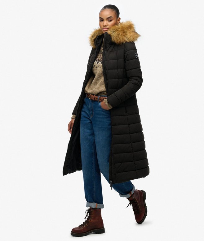 Superdry Arctic Longline Puffer Coat