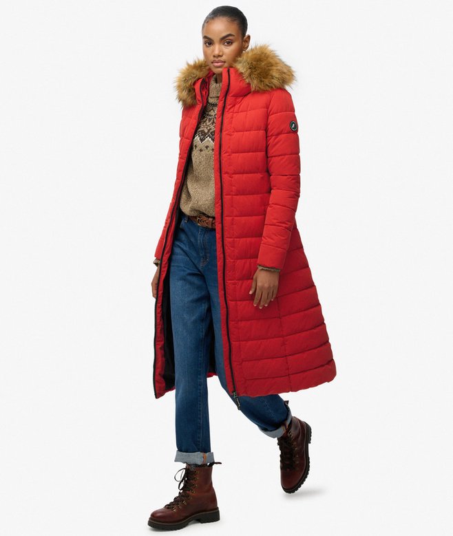 Superdry Arctic Longline Puffer Coat