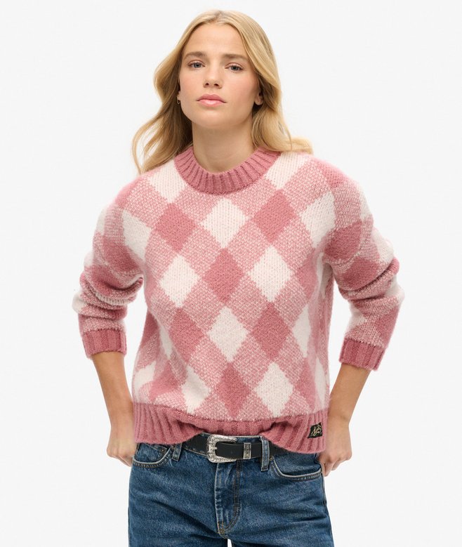 superdry Argyle Pattern Jumper