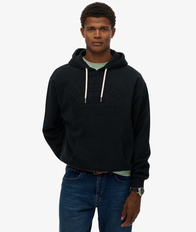 Superdry Athletic Embossed Oversized Hoodie