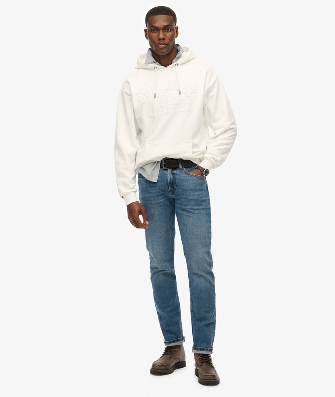 Superdry Athletic Embossed Oversized Hoodie