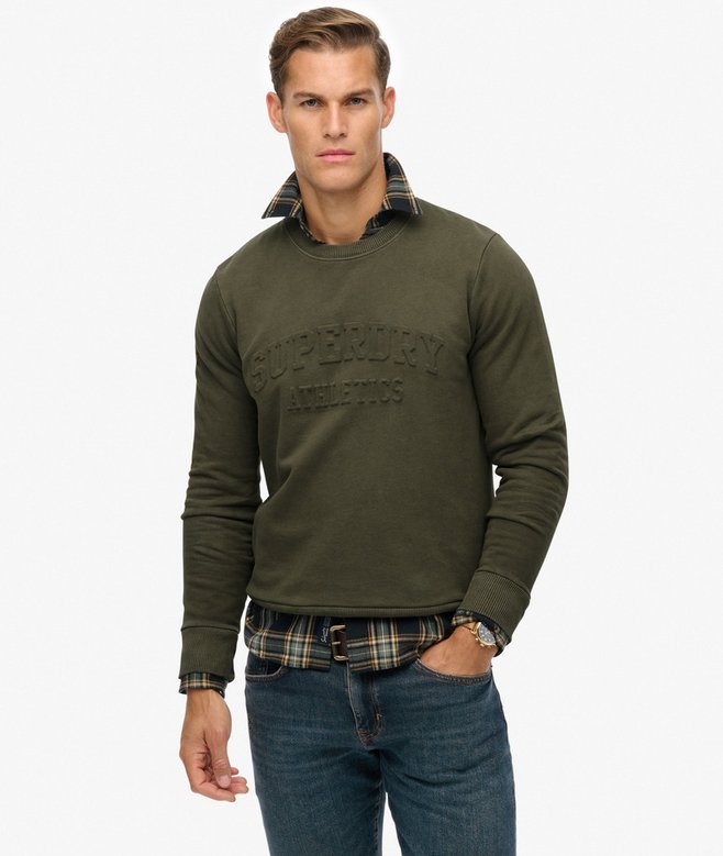 superdry Athletic Embossed Sweatshirt