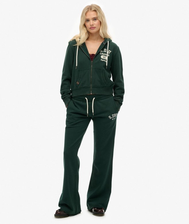 Superdry Athletic Embroidered Flare Joggers