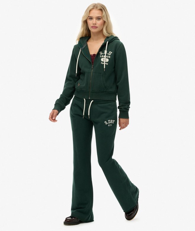 Superdry Athletic Embroidered Flare Joggers