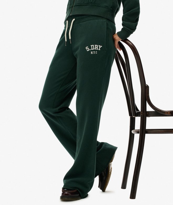 superdry Athletic Embroidered Flare Joggers