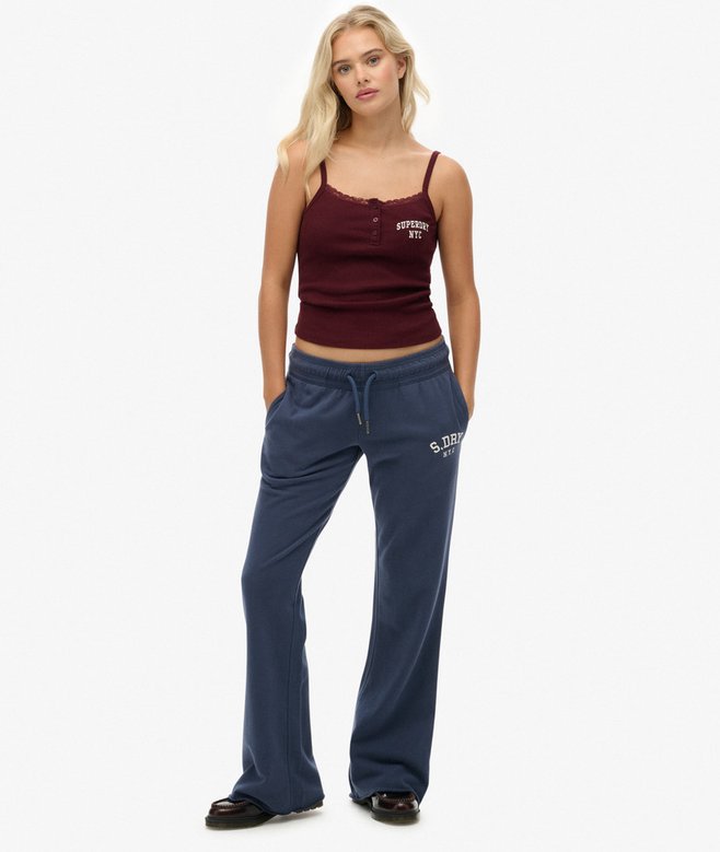 superdry Athletic Embroidered Flare Joggers
