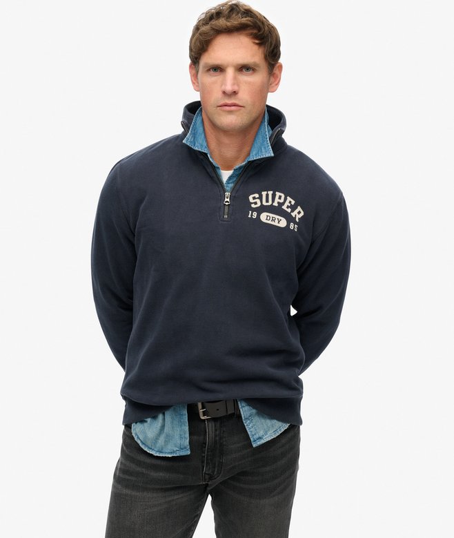 superdry Athletic Essentials Half Zip Sweatshirt