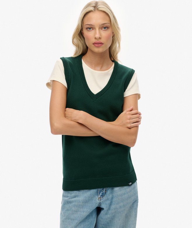 Superdry Athletic Essentials Knitted Tank Top