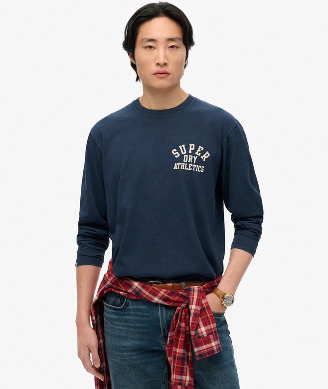 superdry Athletic Essentials Long Sleeve Top