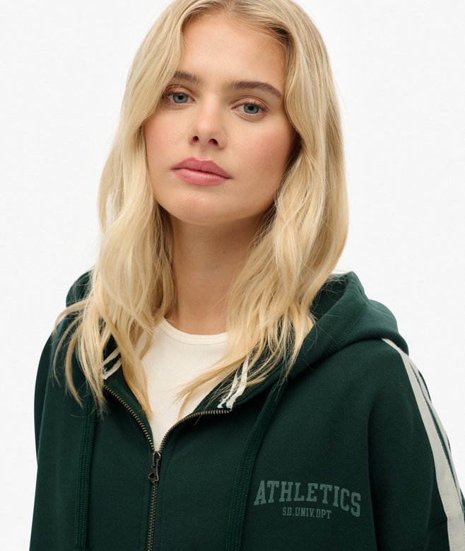 Superdry Athletic Essentials Relaxed Zip Hoodie