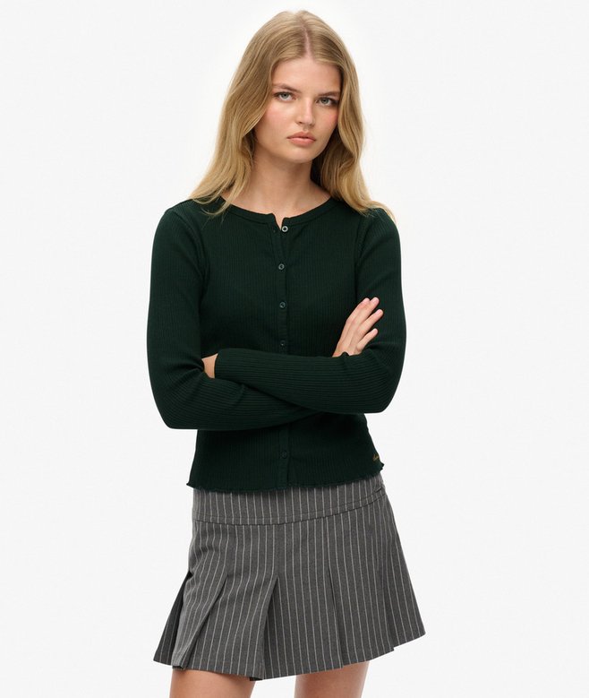 Superdry Athletic Essentials Ribbed Cardigan