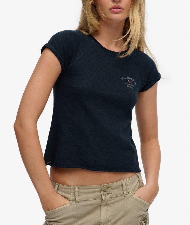 superdry Athletic Essentials Slub Graphic T-Shirt