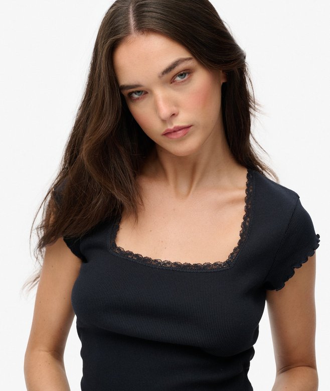 Superdry Athletic Essentials Square Neck Top