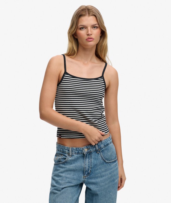 Superdry Athletic Essentials Stripe Cami Top