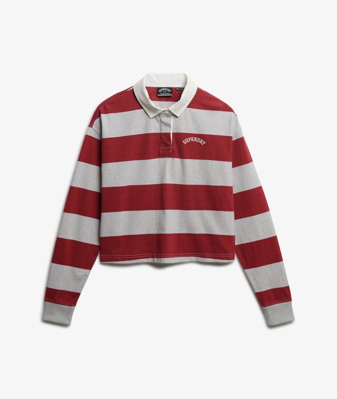 superdry Athletic Essentials Stripe Rugby Top