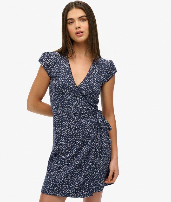 superdry Athletic Essentials Wrap Dress