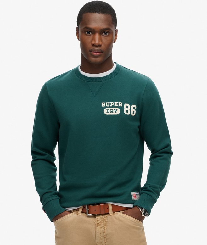 superdry Athletic Printed Sweatshirt