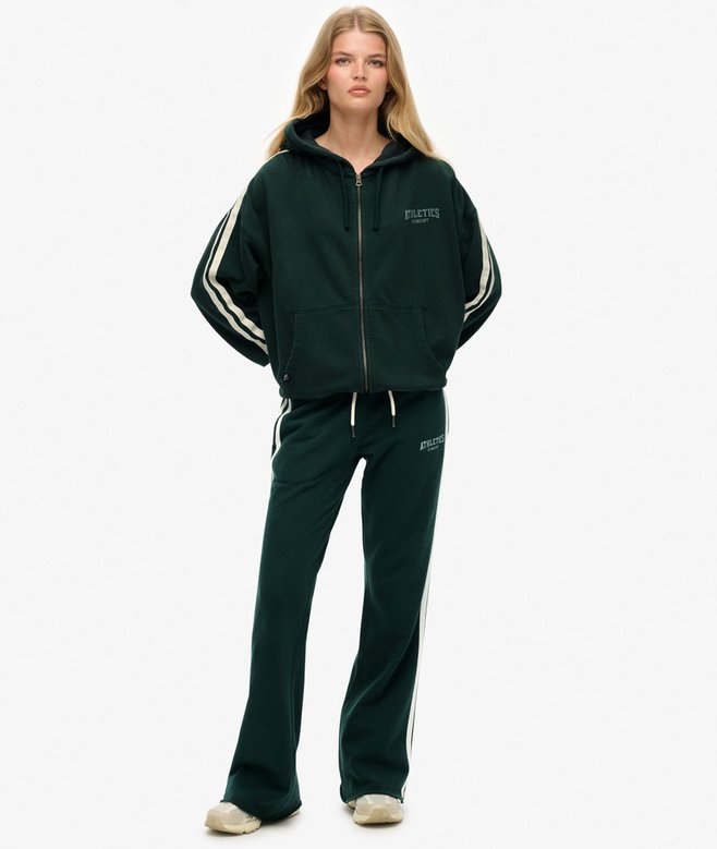 superdry Athletic Stripe Flare Joggers