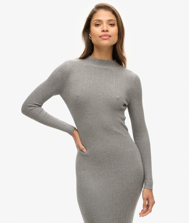 Superdry Backless Bodycon Midi Dress