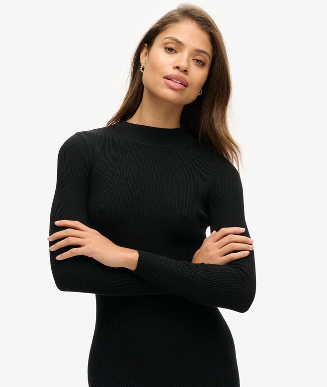 Superdry Backless Bodycon Midi Dress